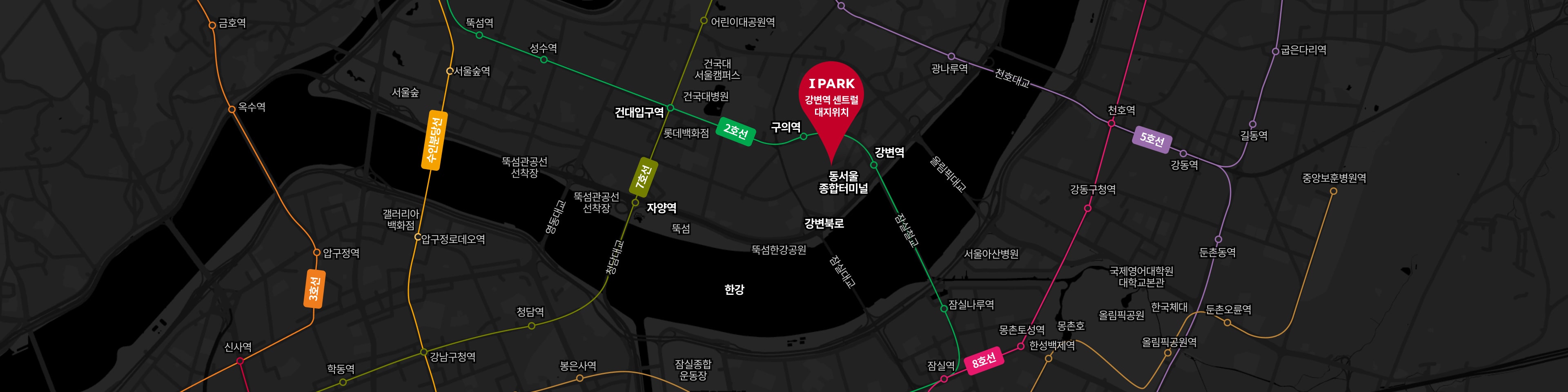 강변역 센트럴 아이파크 조감도