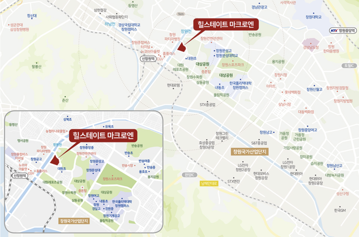 힐스테이트 마크로엔 동호배치도