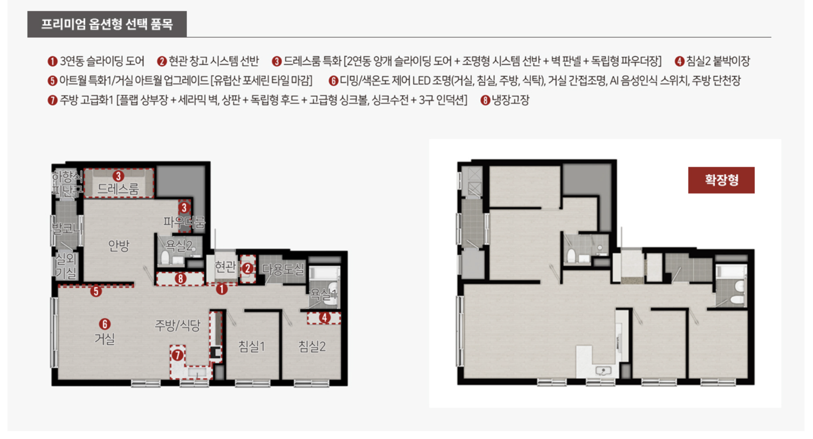 84B 타입 평면도