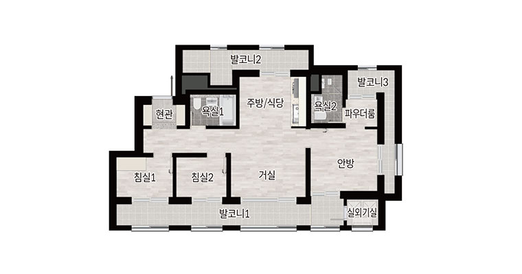 59B 타입 평면도