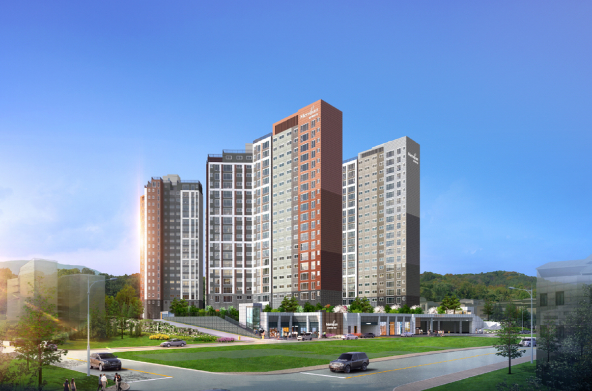 칠곡 왜관 월드메르디앙 웰리지 조감도