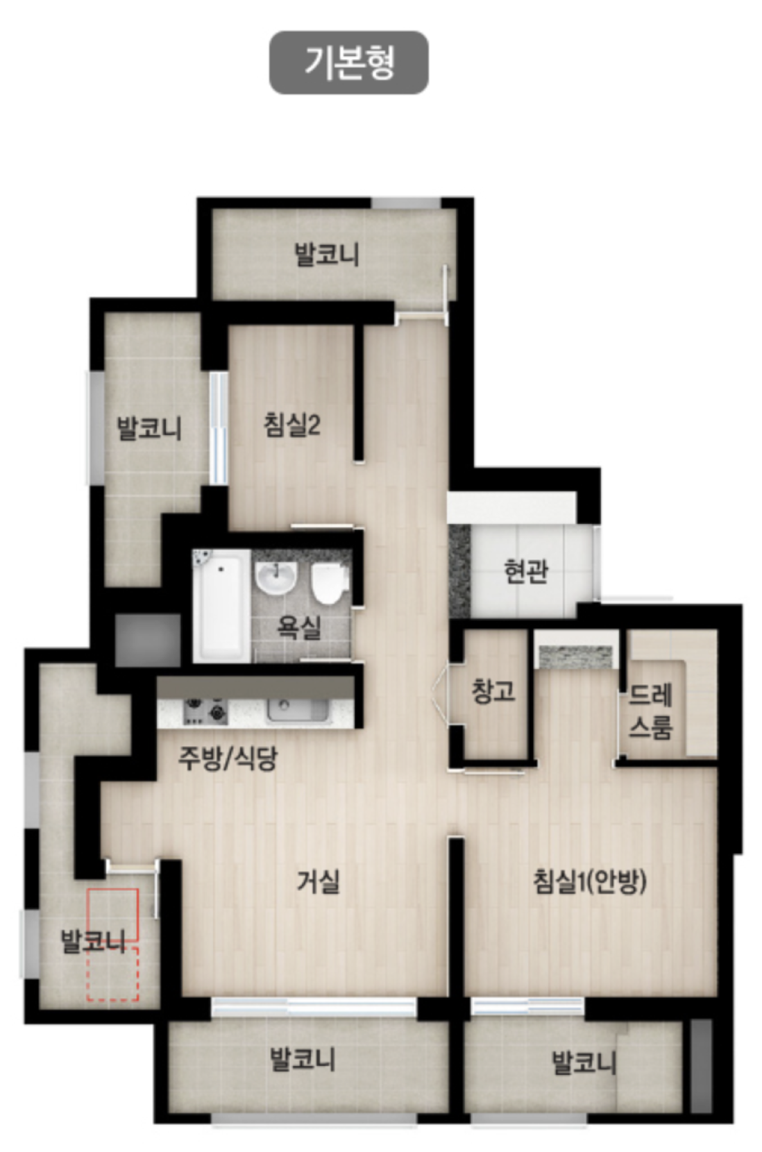 49A 타입 평면도