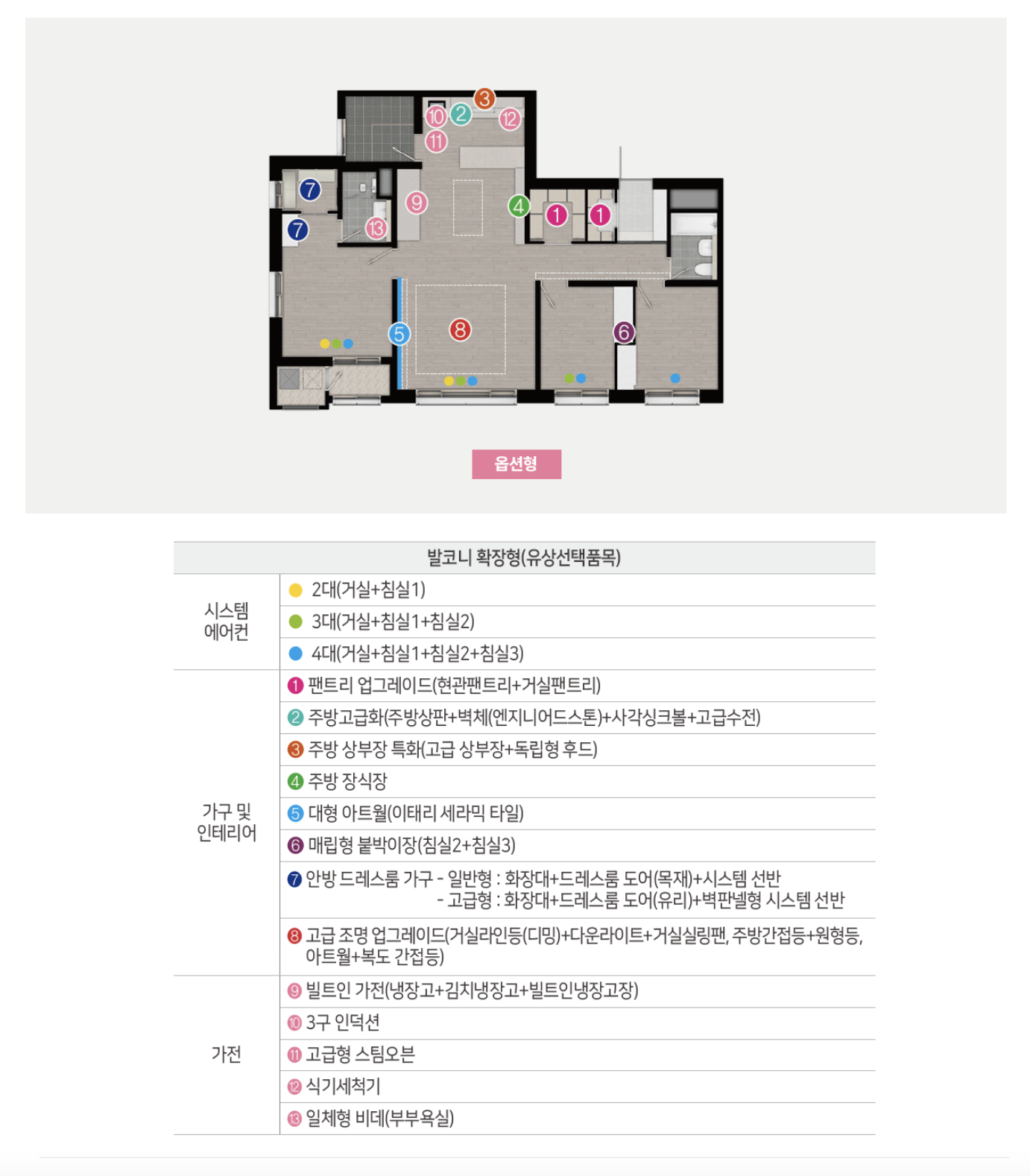 84B 타입 평면도