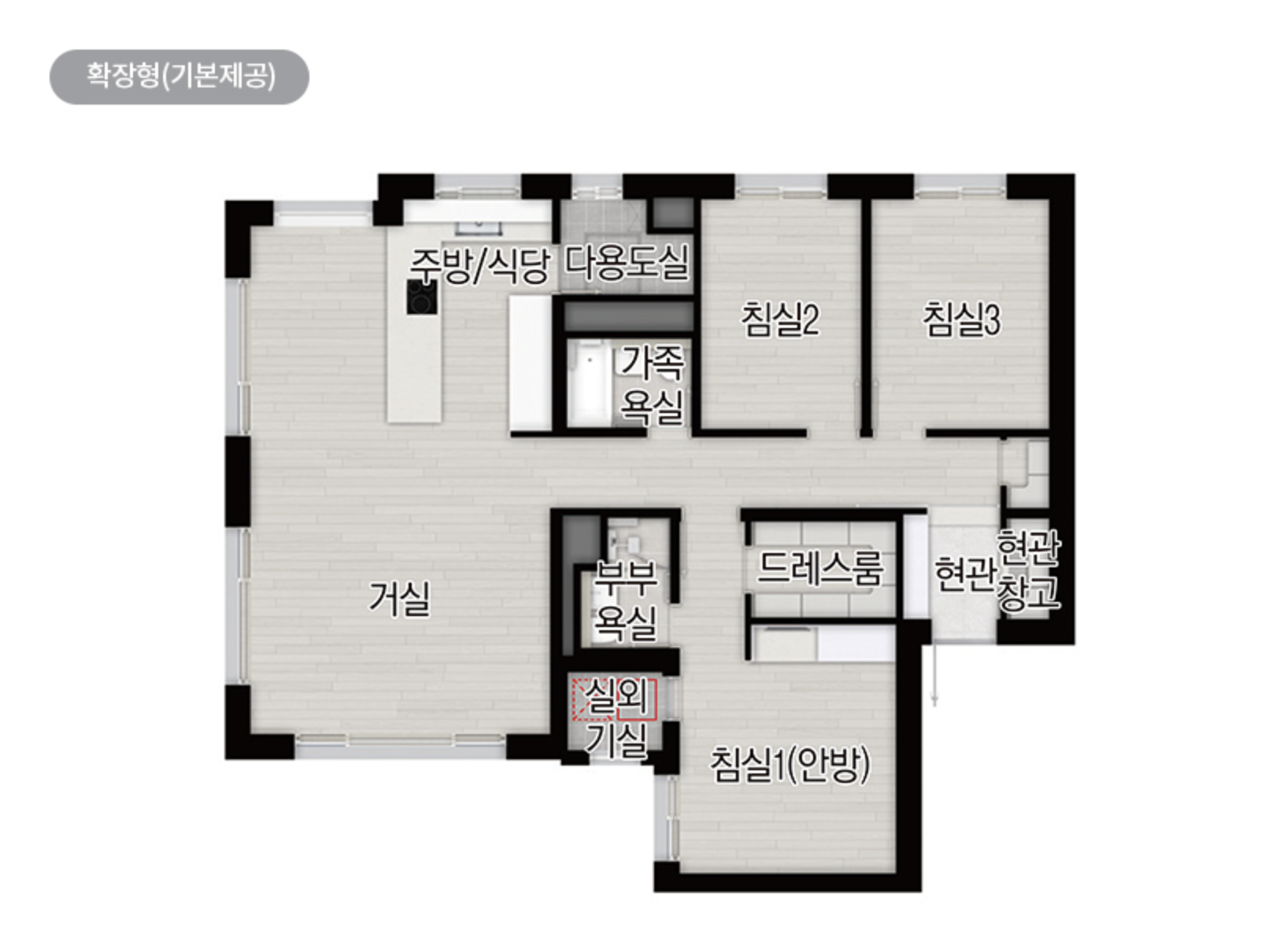 84C 타입 평면도