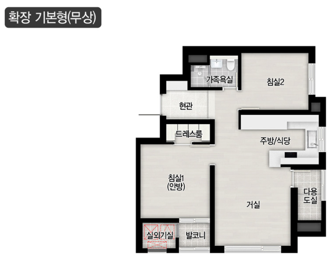 46B 타입 평면도
