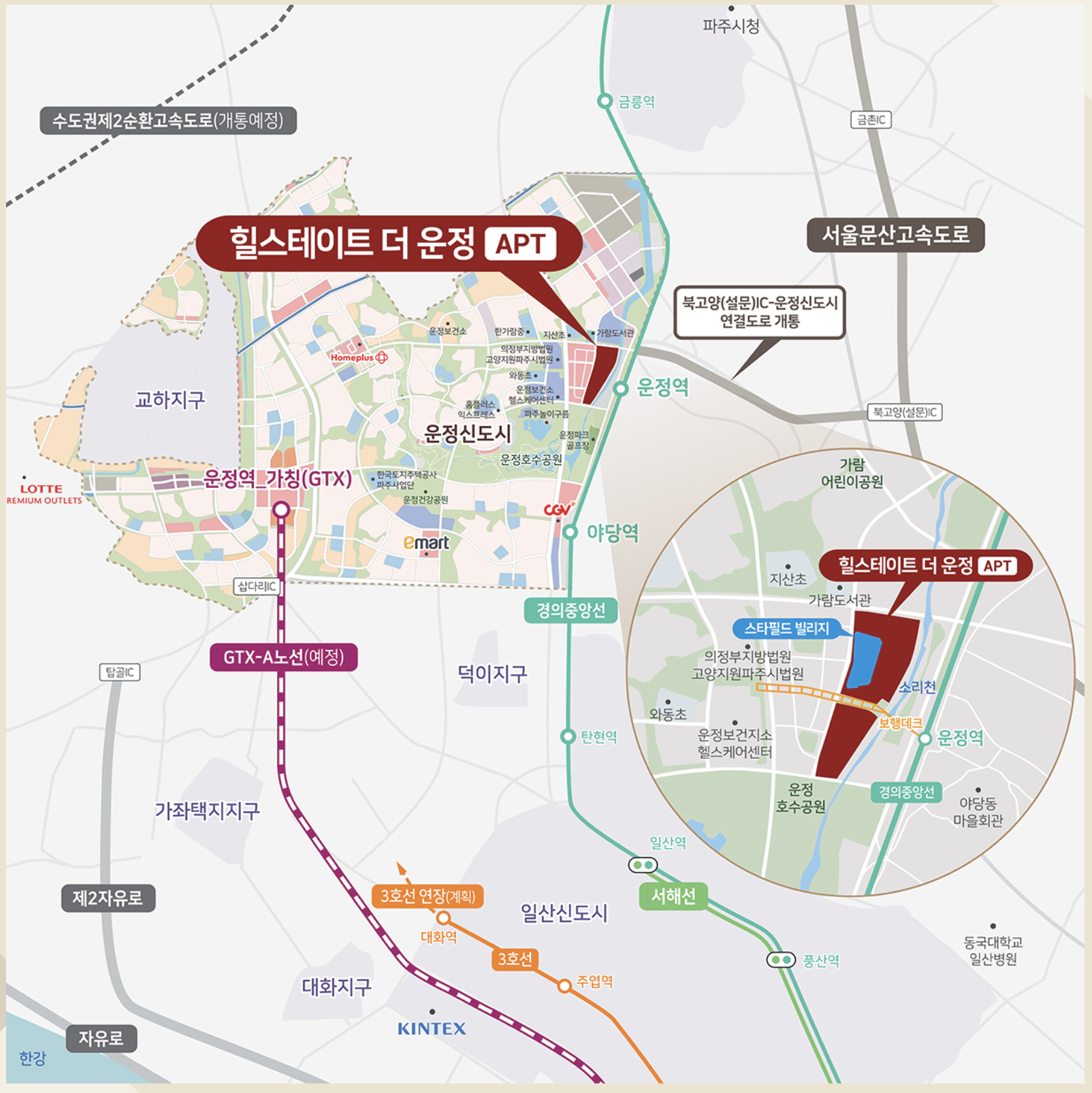 힐스테이트 더 운정 조감도