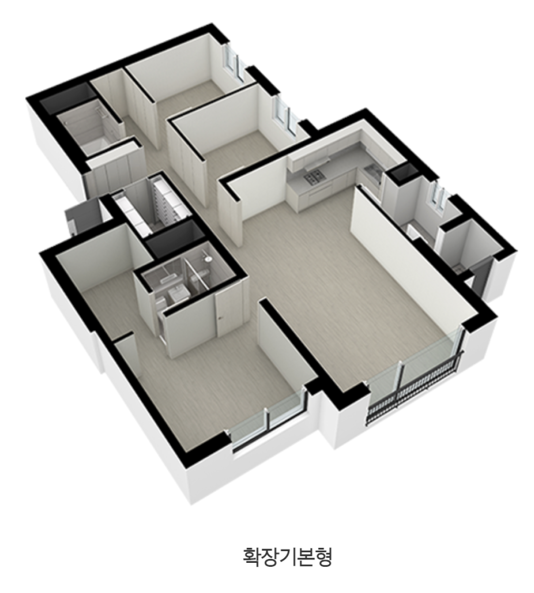 84B 타입 평면도