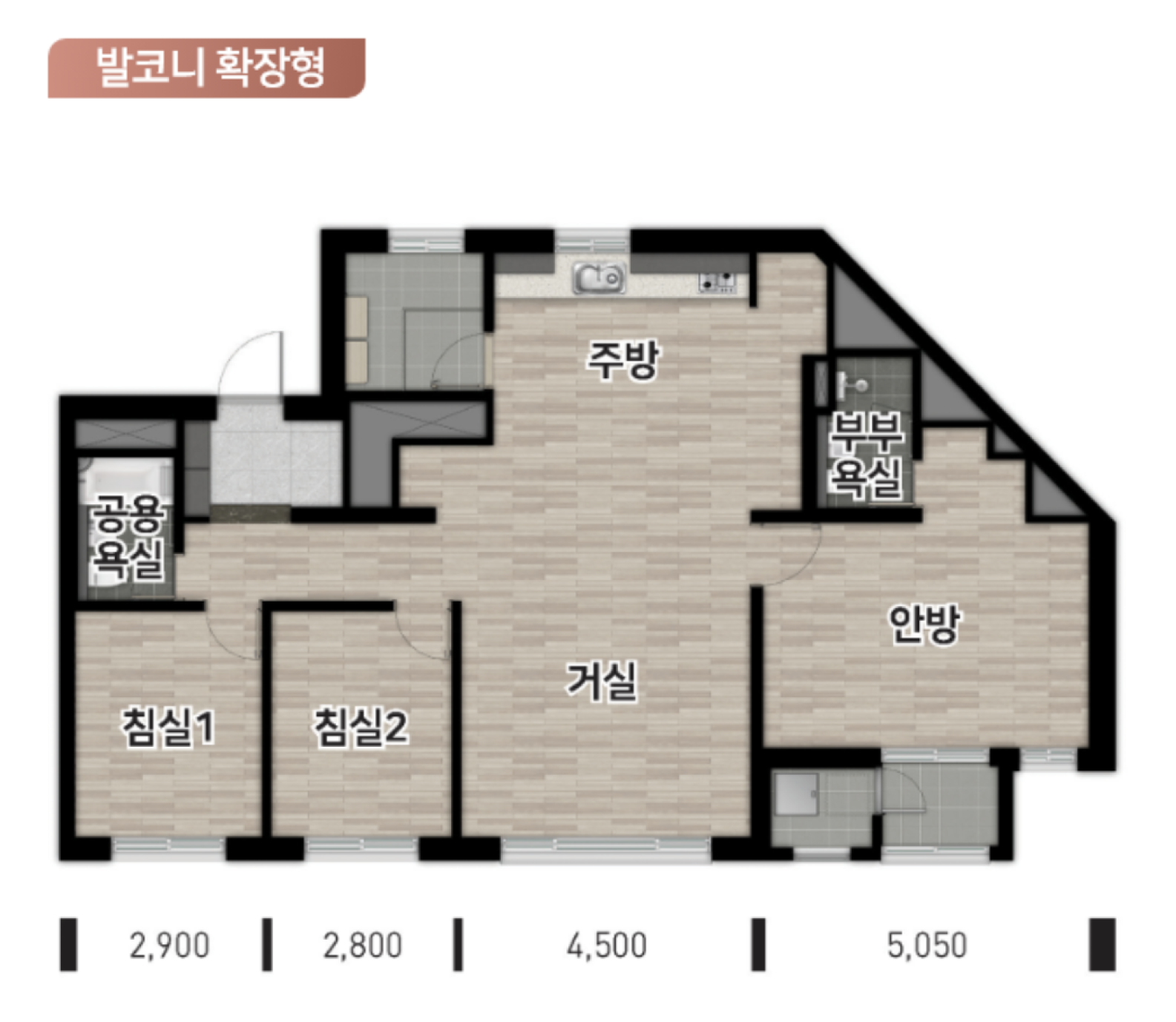 84D 타입 평면도