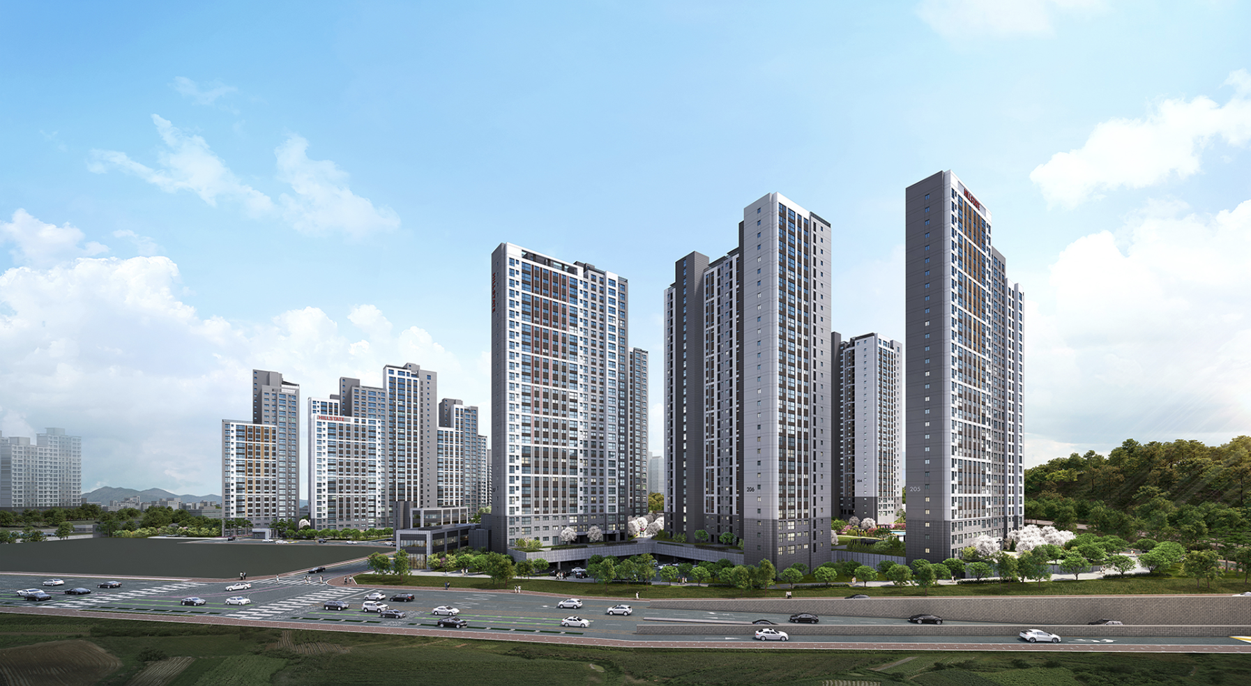 힐스테이트 이천역 2단지 조감도