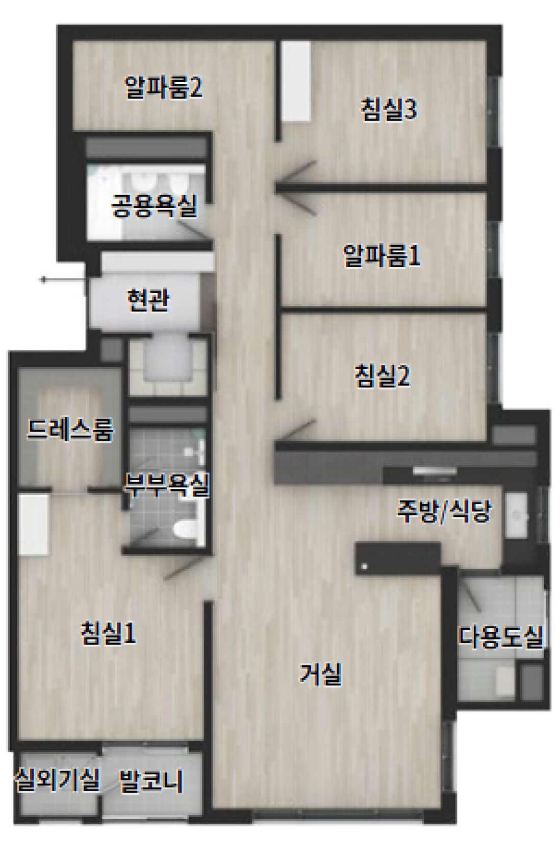 119B 타입 평면도