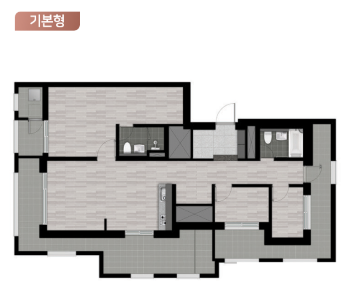 84C 타입 평면도
