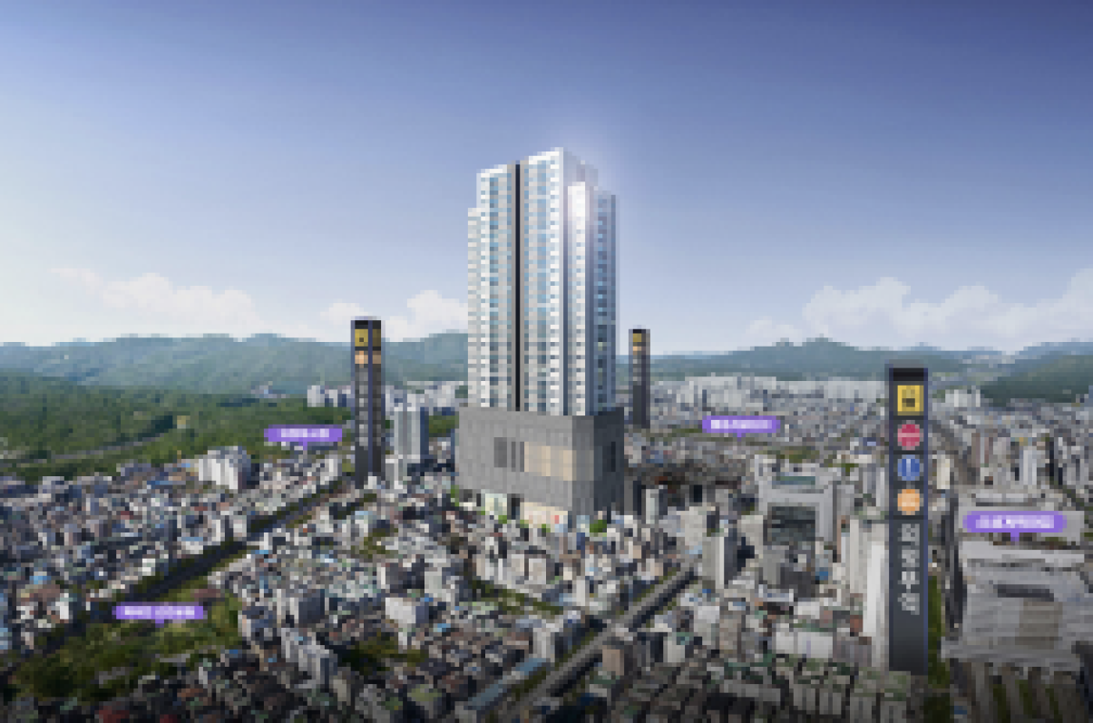 의정부역 월드메르디앙 스마트시티 단지배치도