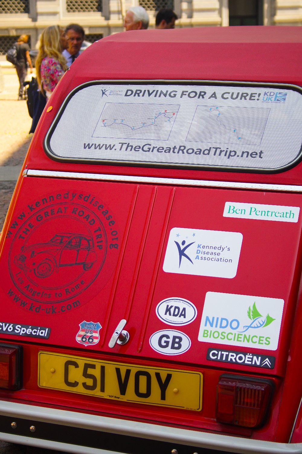 Generous Sponsors for the Great Road Trip.