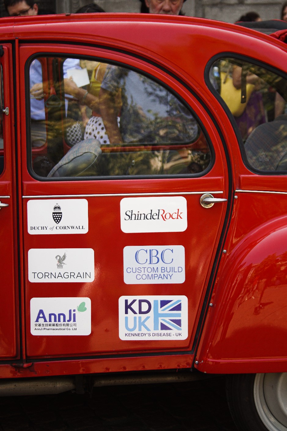 More Generous Sponsors being proudly acknowledged by our 2CV.
