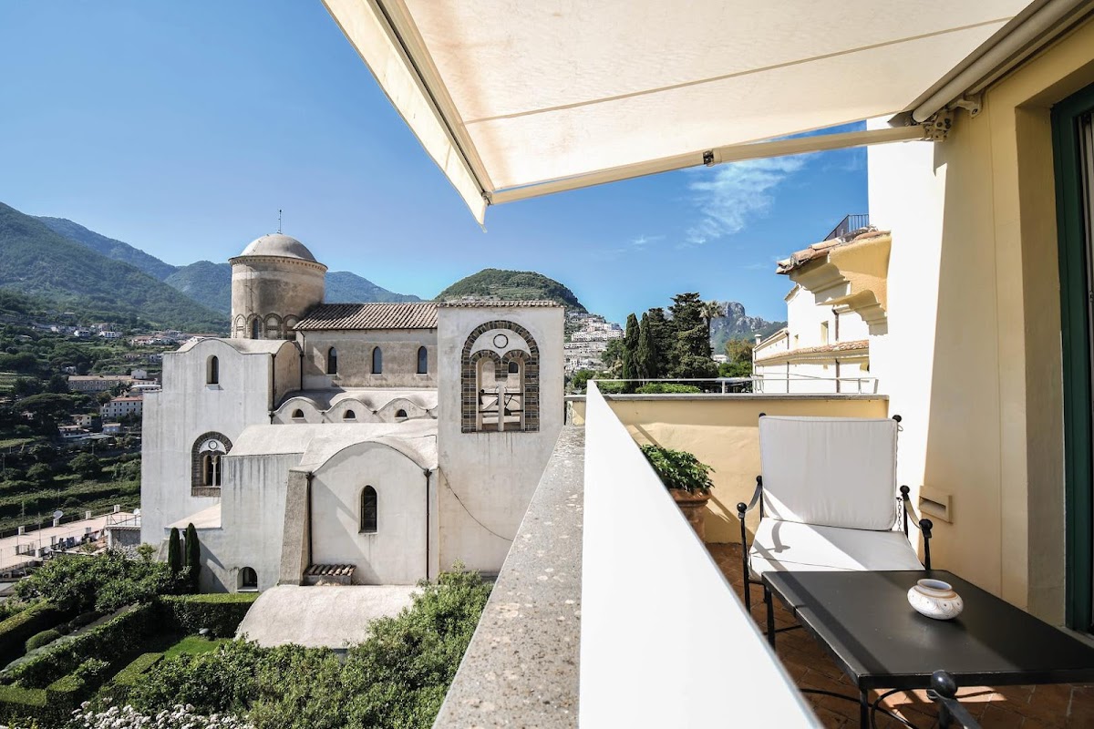 Belmond Hotel Caruso — luxury 11th-century palace hotel in Ravello with a cantilevered infinity pool 365m above the sea, capacity for 150 guests