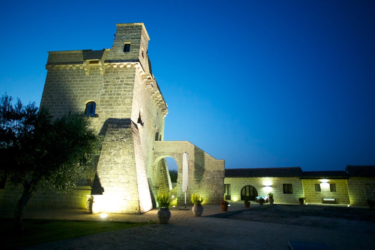 Tenuta Monacelli, Lecce — 17th-century fortified masseria on a 400-hectare estate with an underground oil mill and 25 rooms