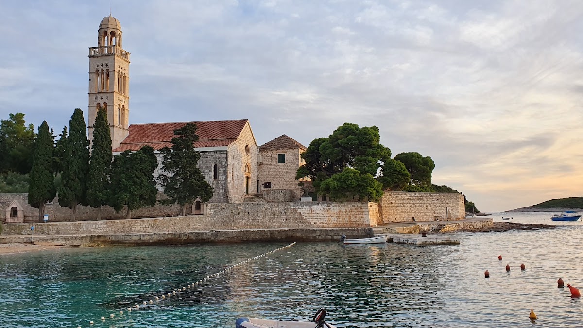 Franciscan Monastery, Hvar — 15th-century Renaissance cloister and seaside garden, Croatia's most atmospheric intimate ceremony venue for up to 80 guests