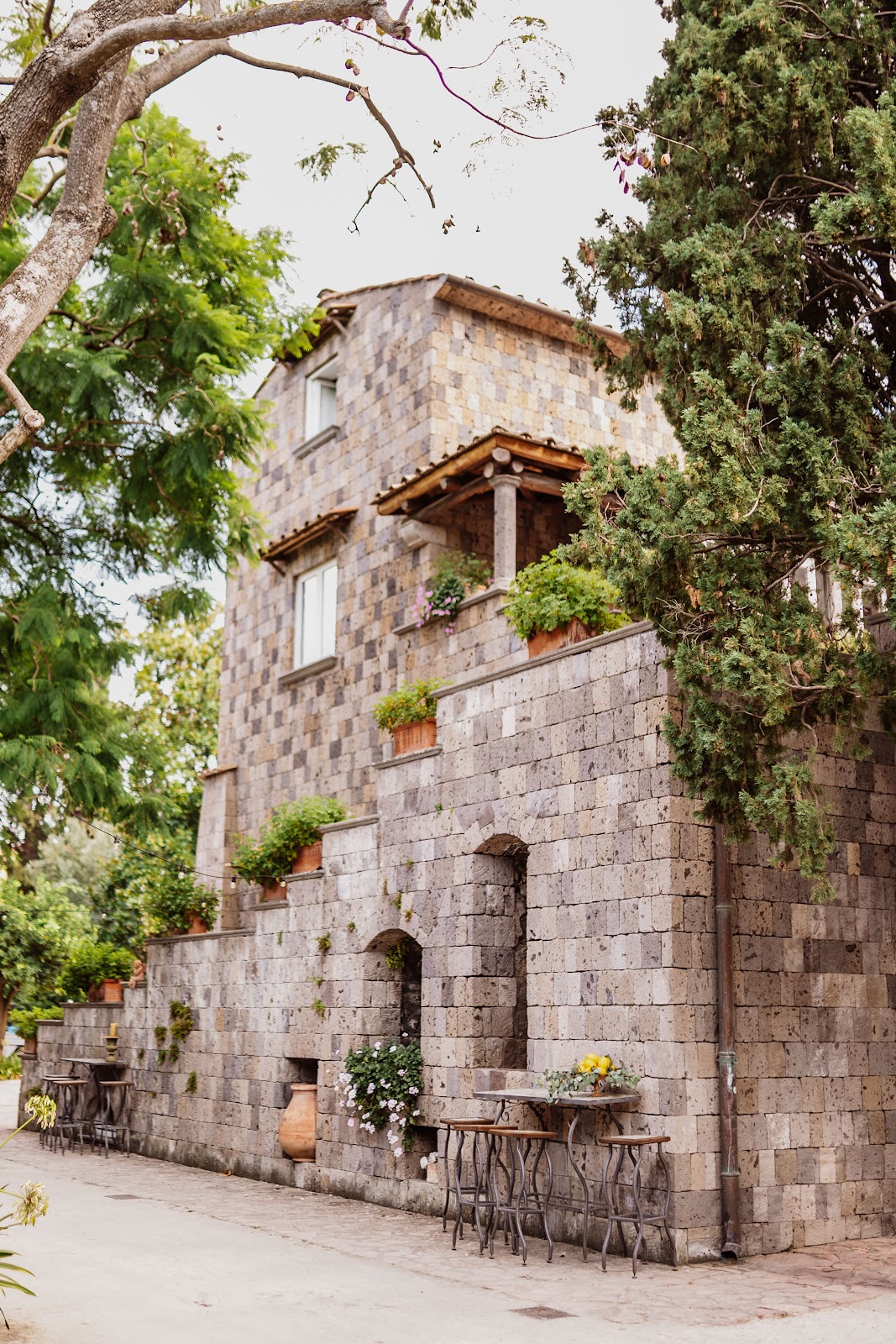 Villa Zagara Sorrento — private garden wedding estate in central Sorrento with formal gardens, a lemon grove and a glass house, capacity for 250 guests