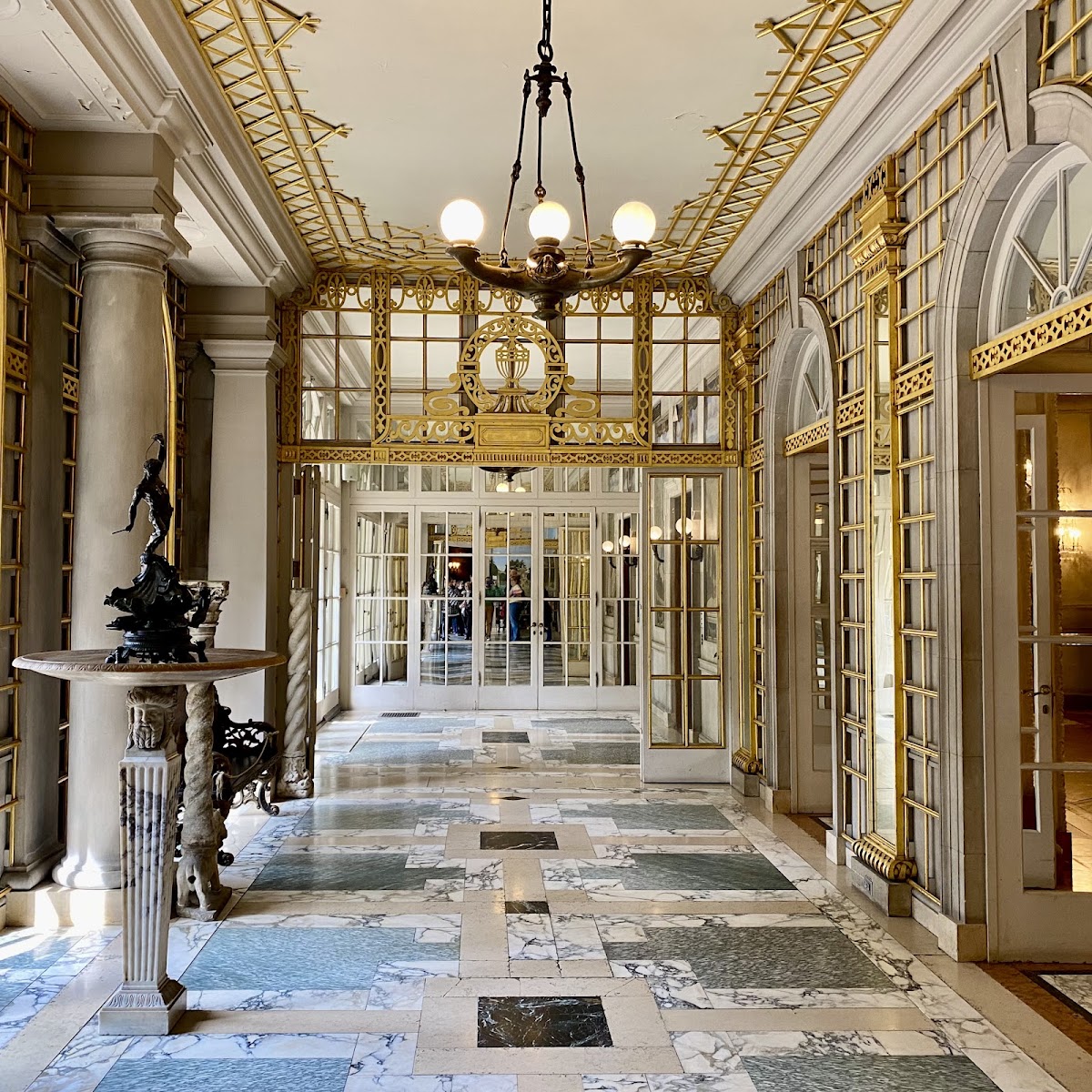 Anderson House — a gilded, mirrored gallery inside the Gilded Age mansion