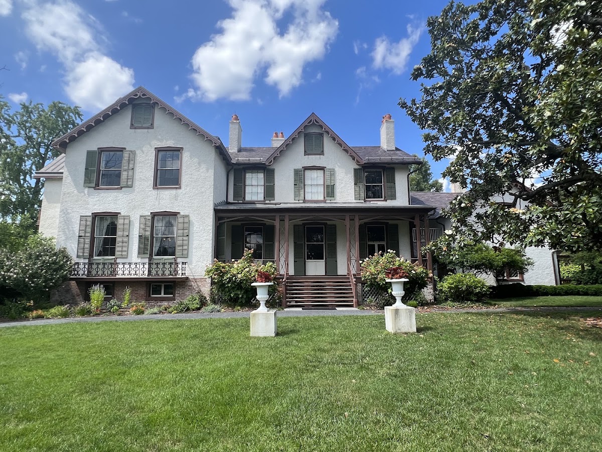 President Lincoln's Cottage — the Gothic Revival cottage behind its lawn