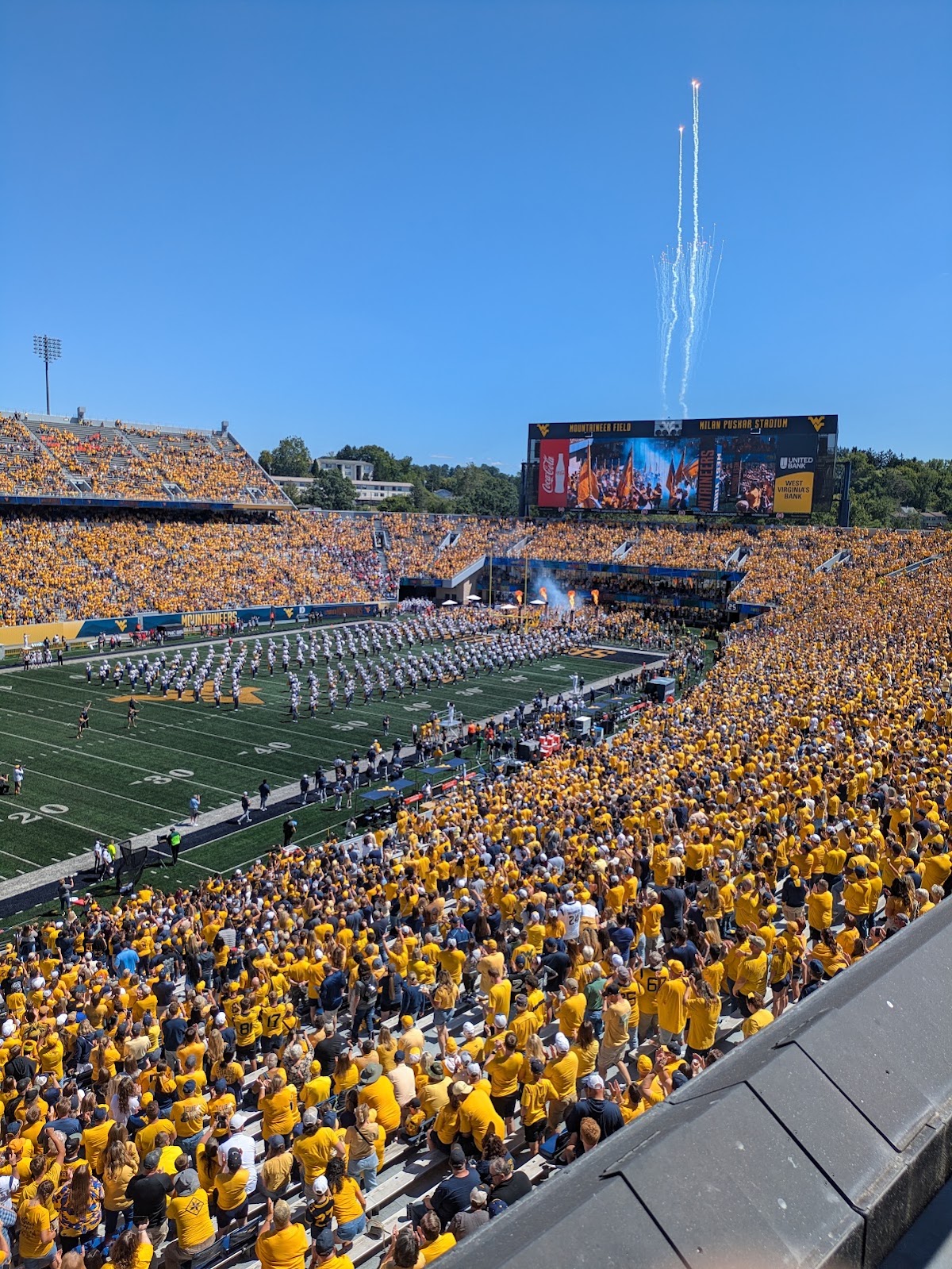 Mountaineer Field at Milan Puskar Stadium
