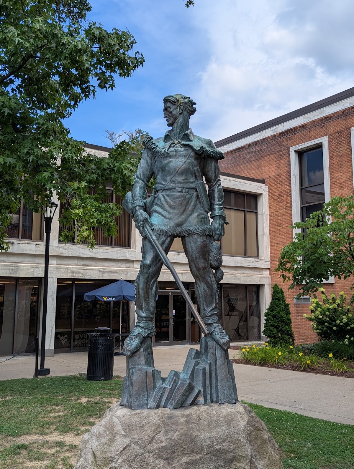 Mountaineer Statue