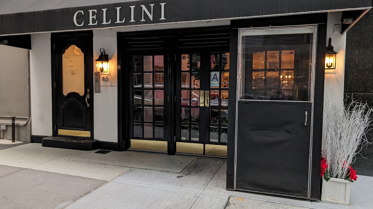 Cellini Italian Restaurant in Midtown Manhattan