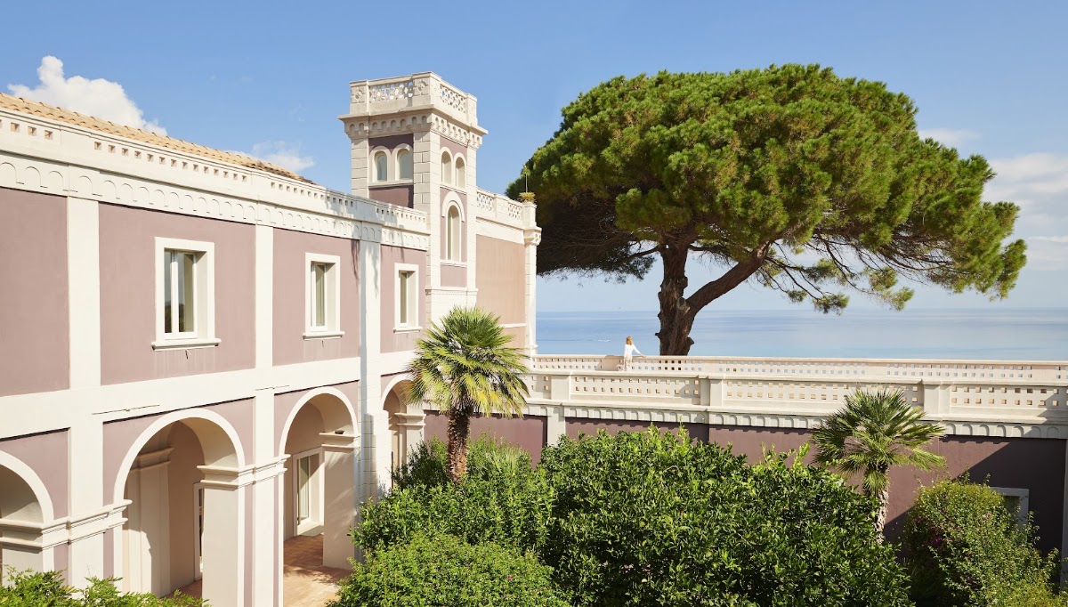 Villa Paola, Tropea — restored 16th-century monastery with an infinity pool and terraces over the Tyrrhenian Sea, for up to 90 guests