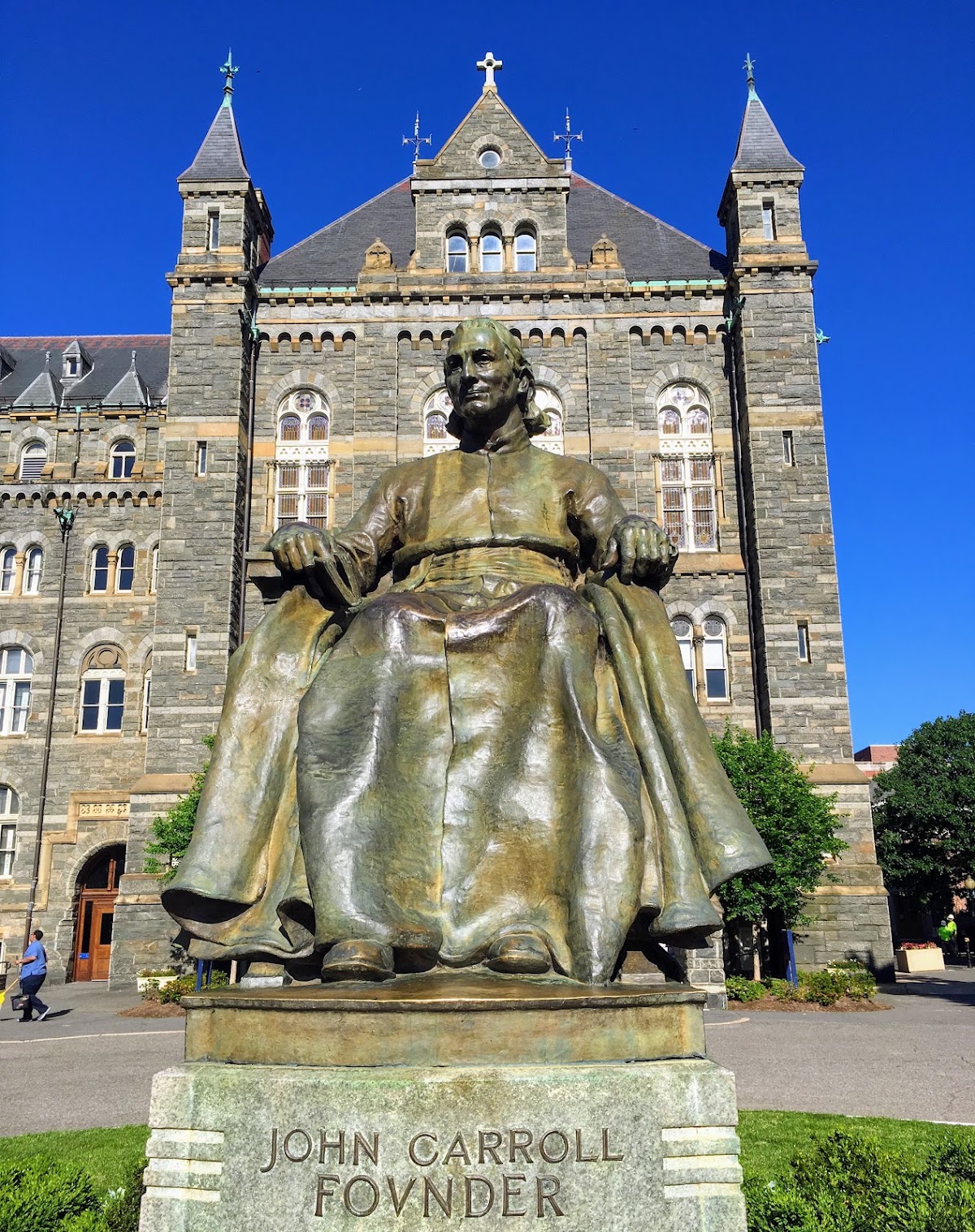 John Carroll Statue