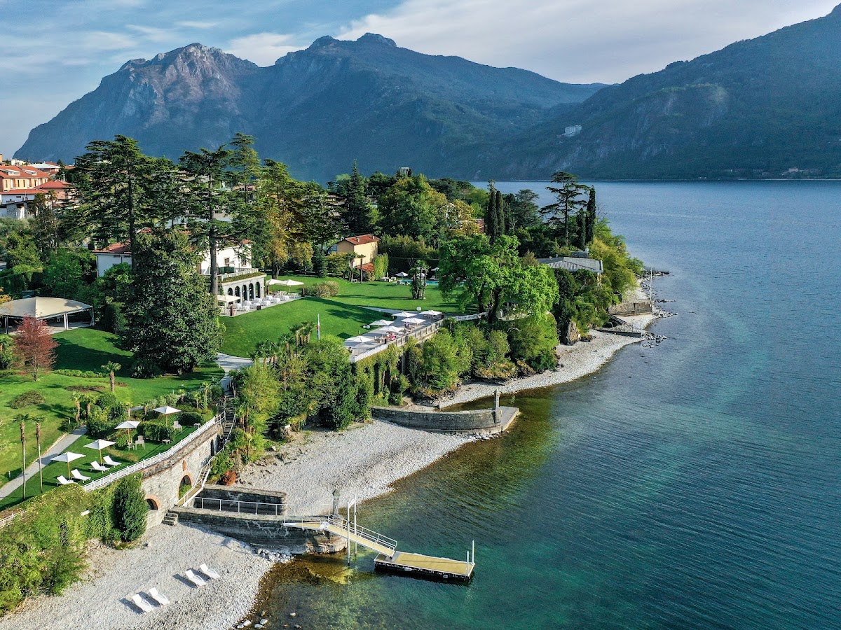 Villa Lario Resort Mandello — cliffside Lake Como wedding venue with 9 suites, sweeping vistas, and exclusive-use packages for 70–160 guests
