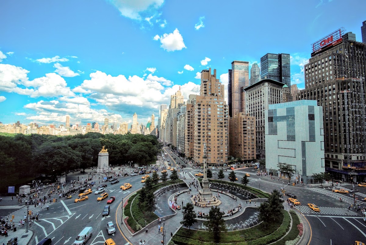 Columbus Circle and the Finish Approach