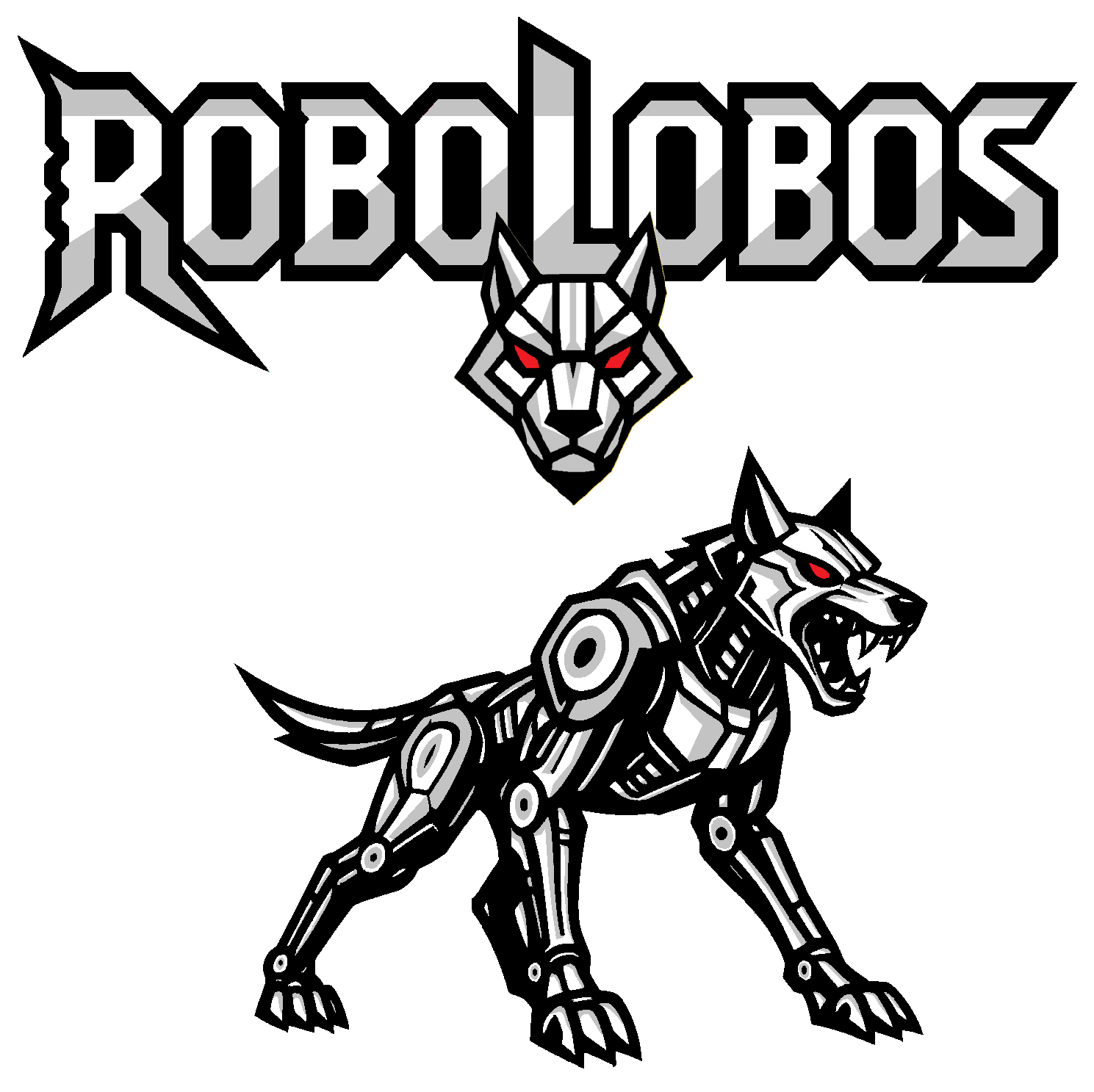 RoboLobos Combined Logo