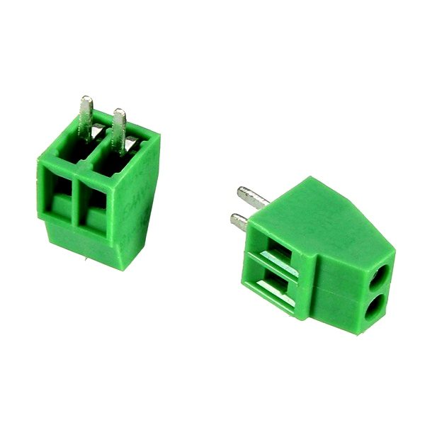 2 Pin 5mm Pitch 8A 250V PCB Mount Screw Terminal Block Connector