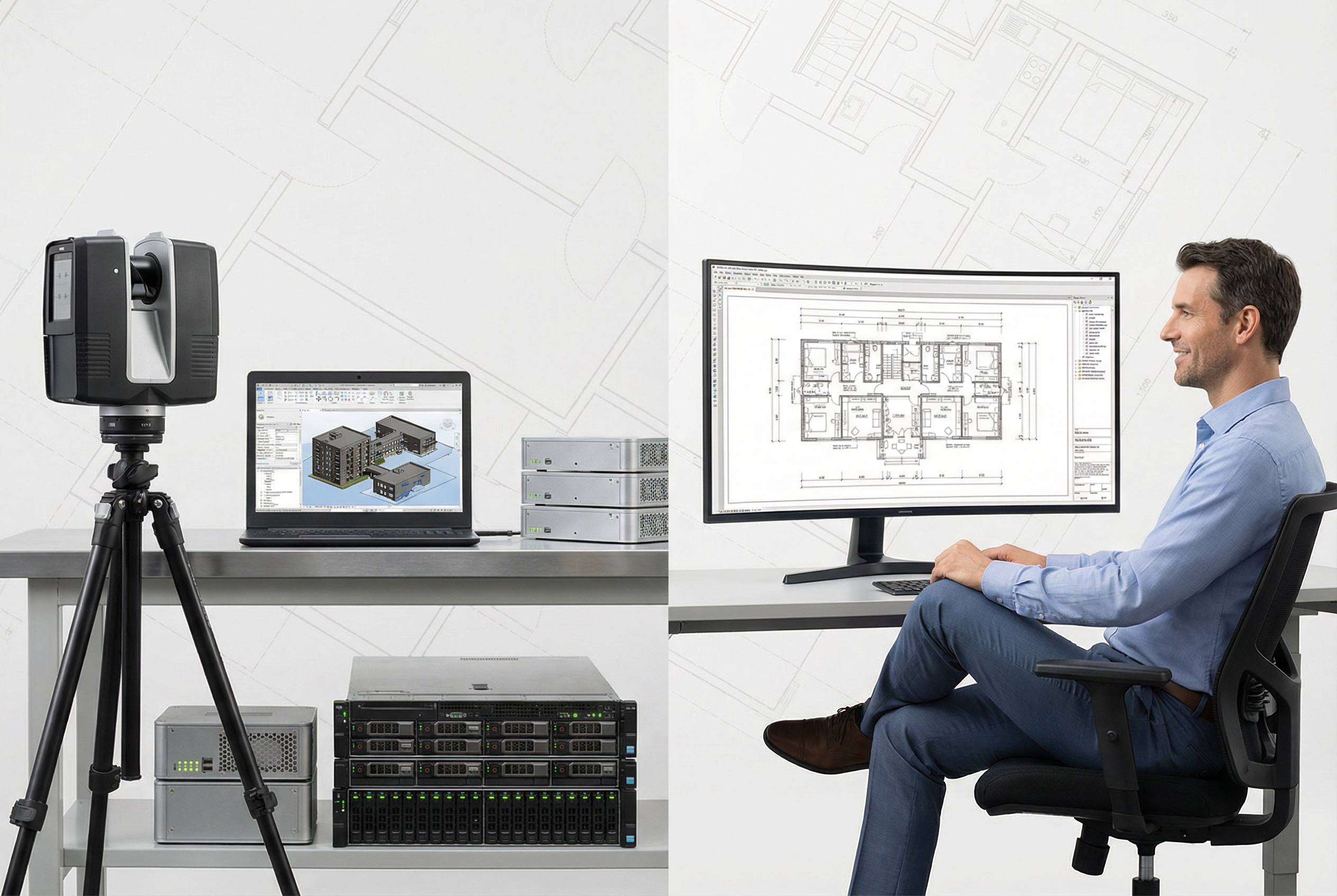 in house vs outsourced scan to bim - equipment cost comparison - LEICA laser scanner versus outsourced service provider cost breakdown