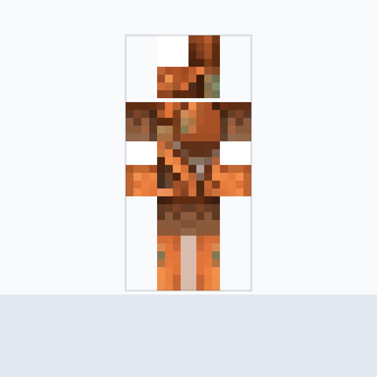 Copper Golem Mechanic Minecraft Skin. A copper golem mechanic MC Minecraft skin