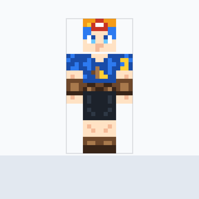 Anime Summer Festival Adventurer Minecraft Skin Minecraft skin