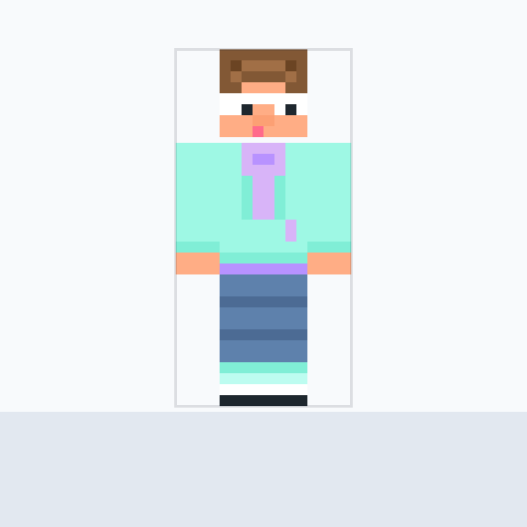 Pastel Arcade Player Minecraft Skin Minecraft skin