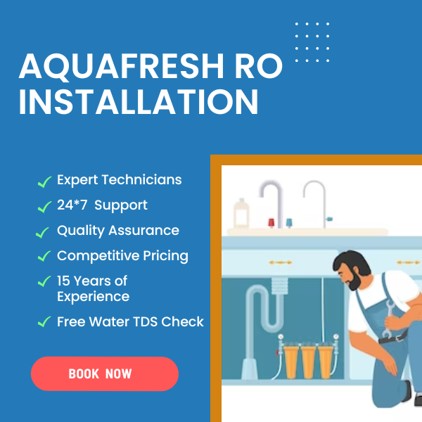 Aquafresh RO Installation