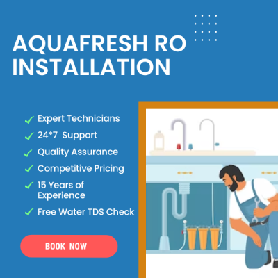 Aquafresh RO Installation