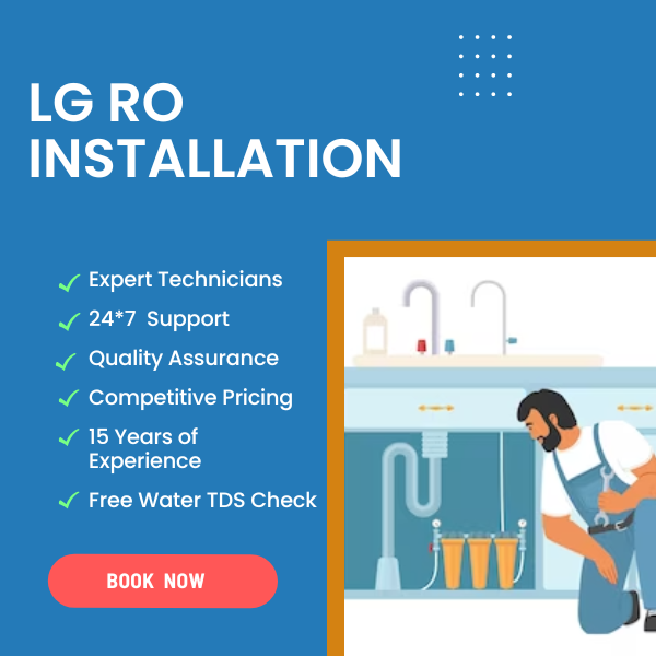LG RO Installation