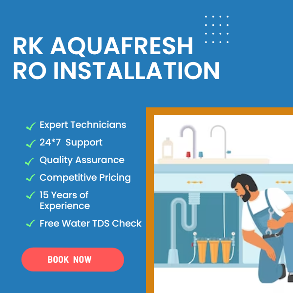 RK Aquafresh RO Installation