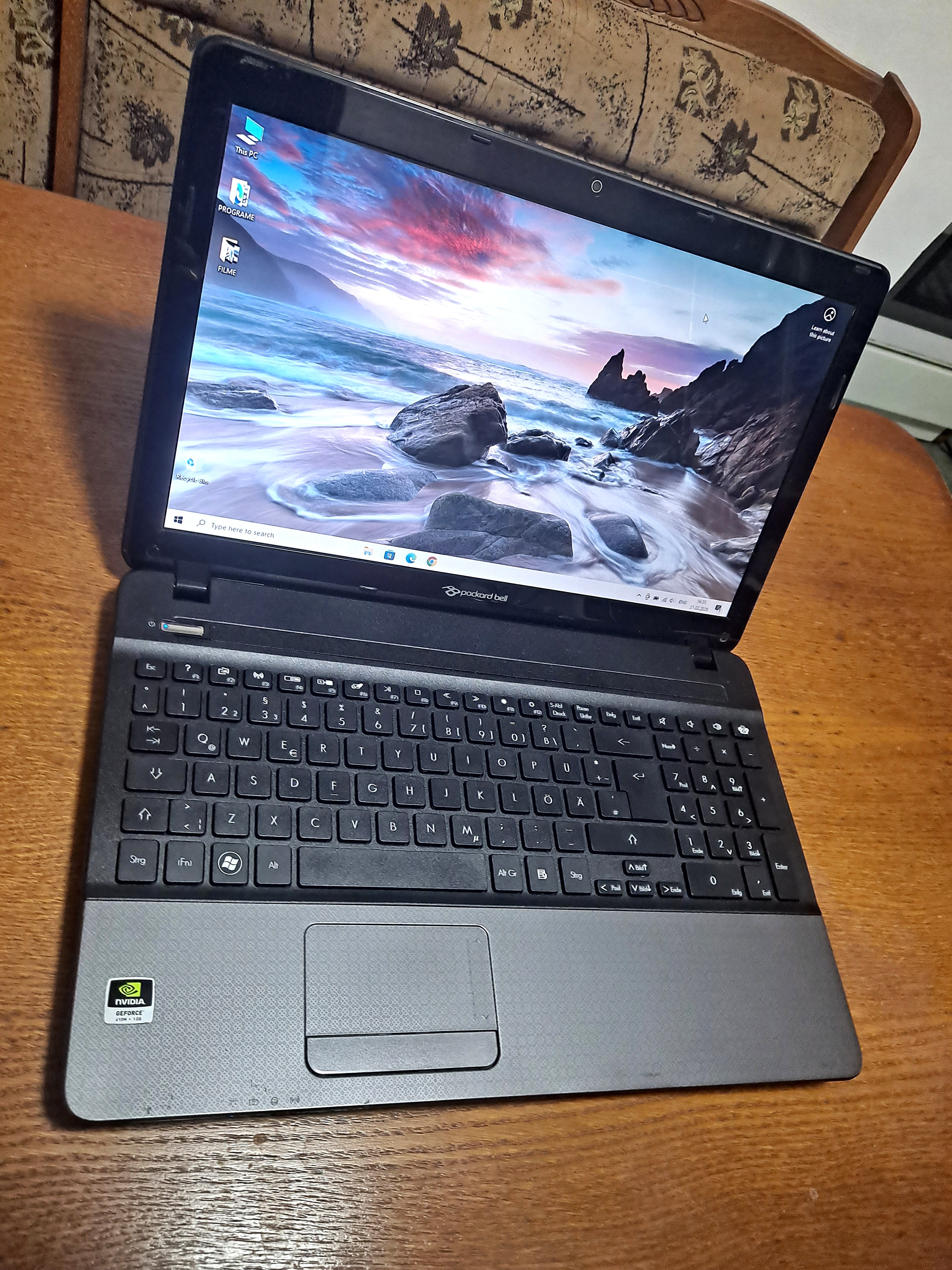 Imagine pentru Vand laptop Packard Bell / Intel® CoreTM i5-2430M / 8GB RAM / SSD 120 GB Nou / NVIDIA