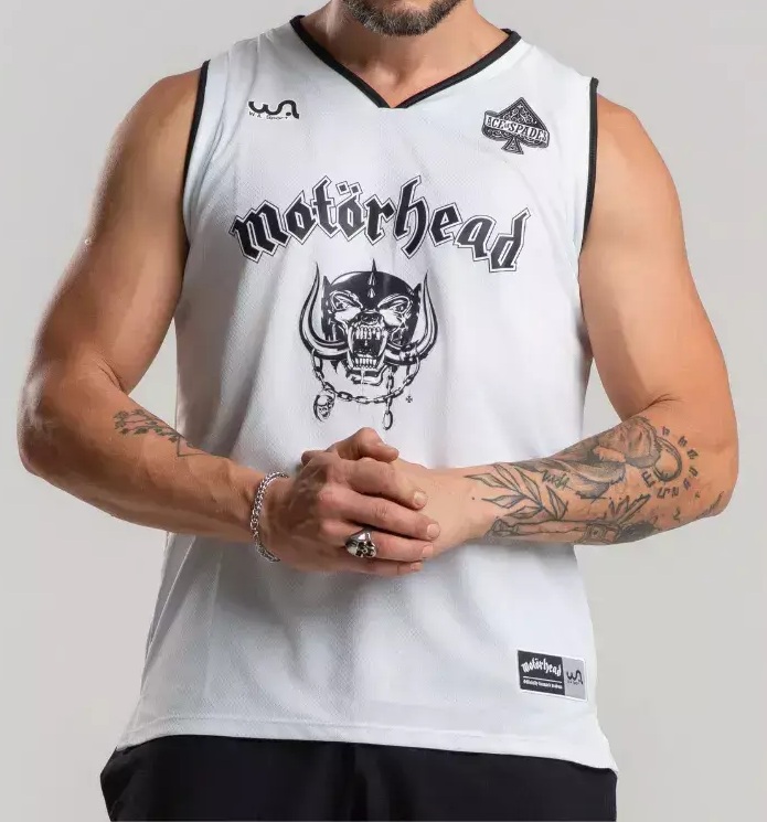 Motorhead Basketball Jersey - Since 1975 - White
