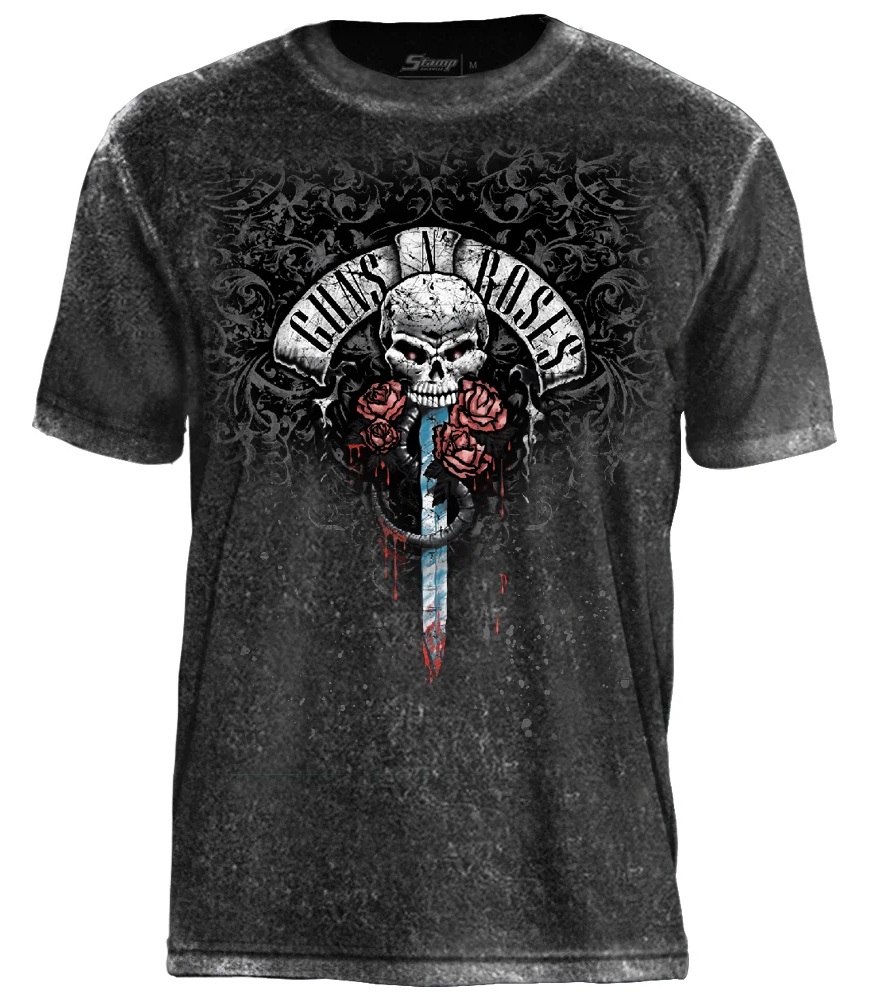 Guns N' Roses, Skull And Sword TShirt