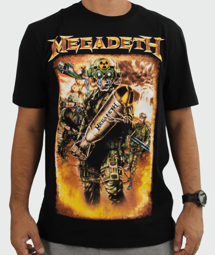Megadeth, Camo Man TShirt