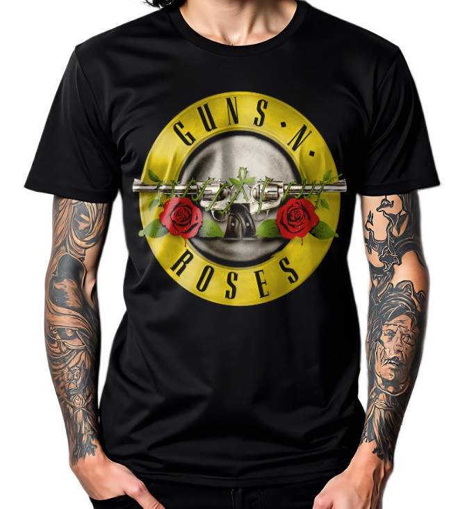 Guns N Roses,  Classic Logo TShirt