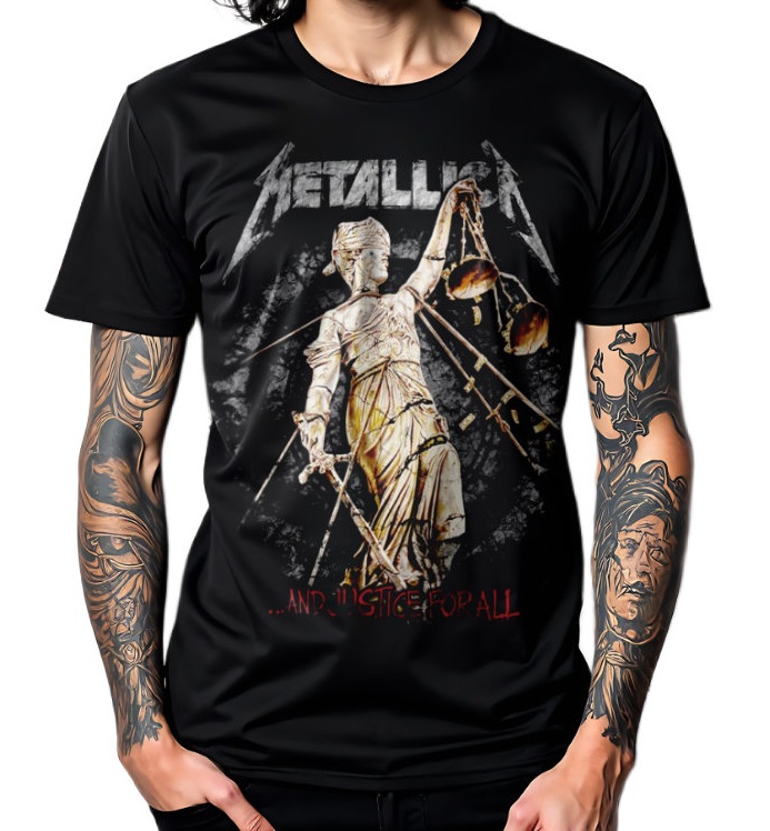 Metallica, And Justice For All, Black, TShirt