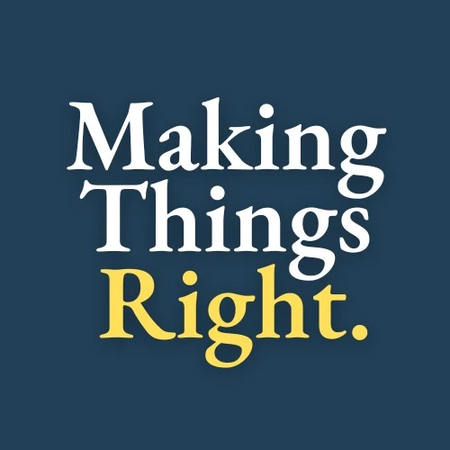 Making Things Right