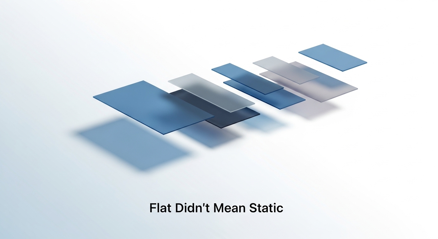 flat design is not static