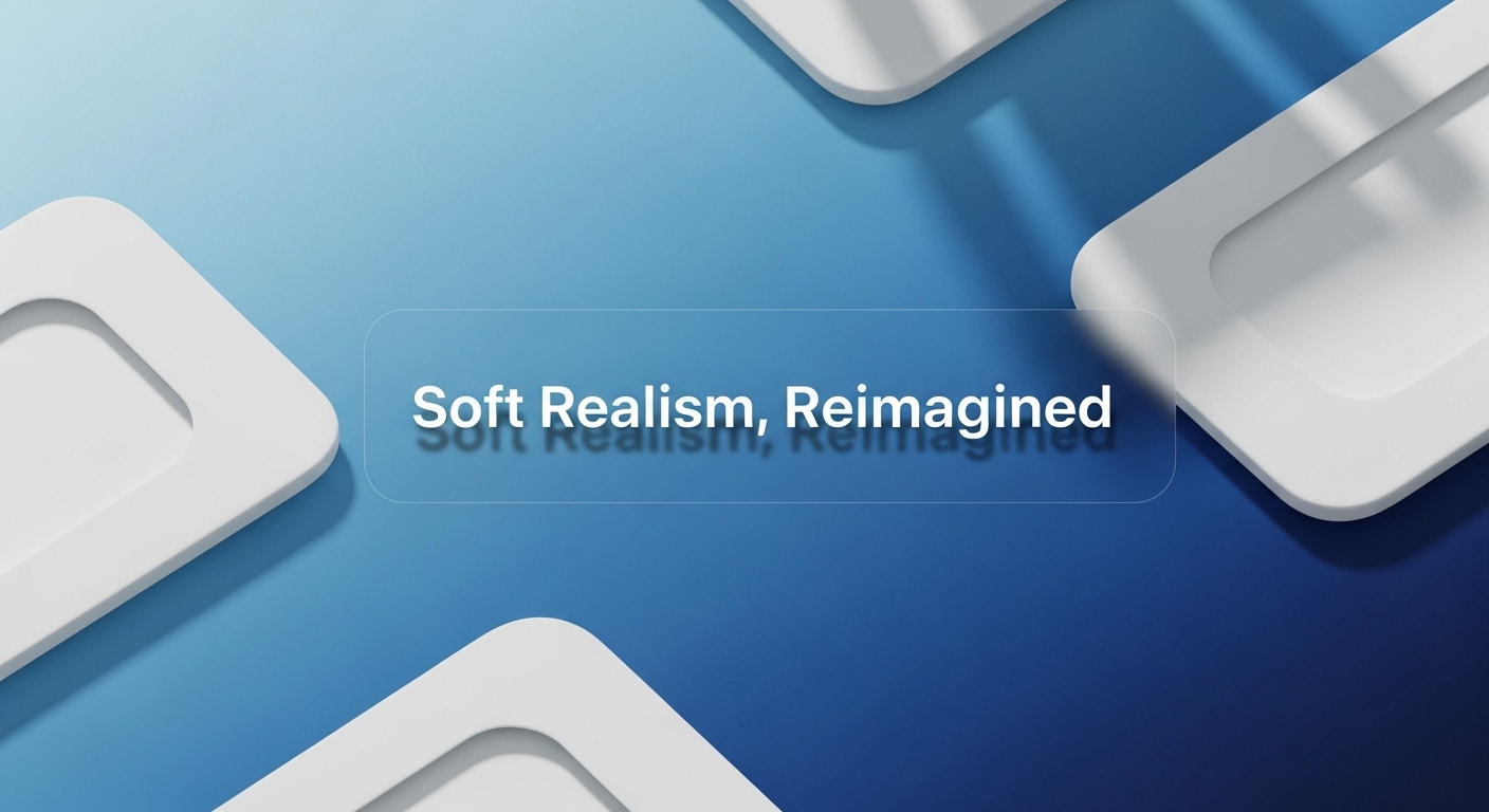 neumorphism with soft realism